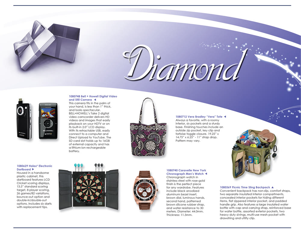 Diamond gift catalog